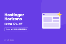 Hostinger Horizons: Extra 10% off