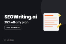 SEOWriting.ai: 25% off any plan