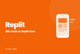 Replit: $10 credit on Replit Core